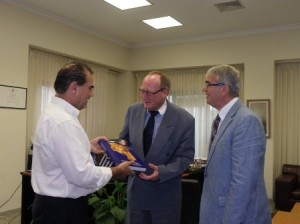 german ambassador dr. wegener vistis region of macedonia and thrace july 2011