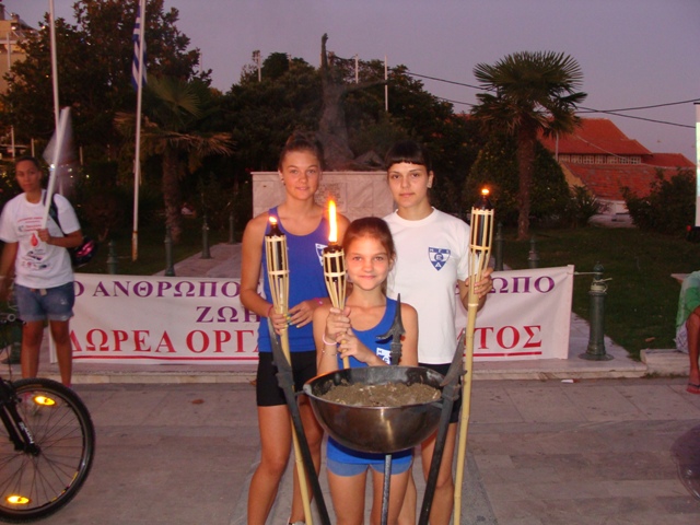 9η Λαμπαδηδρομία Αλεξανδρούπολη Εθνικός Στίβου