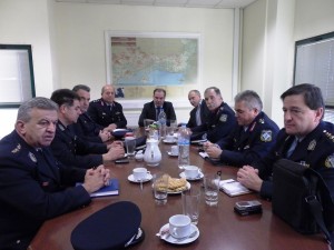 Γιαννακίδης με αστυνομικούς Διευθυντές