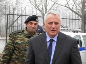 Άφιξη Ραγκούση στο Φυλάκιο Καστανεών