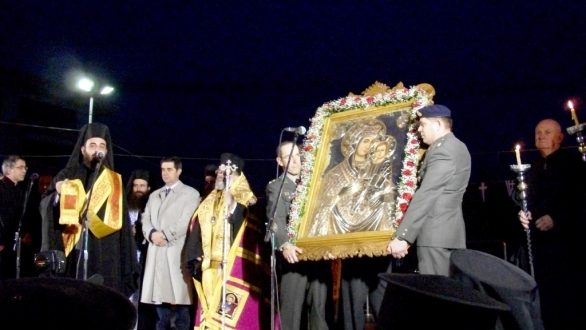 Επίσκεψη του Ο Σεβ. Μητροπολίτη Διδυμοτείχου, Ορεστιάδος και Σουφλίου στις πλημμυρόπληκτες περιοχές των Λαβάρων και της Μάνδρας & υποδοχή στην κεντρική πλατεία της Ν. Ορεστιάδος, της θαυματουργής Εικόνα της Παναγίας της Δαδιάς