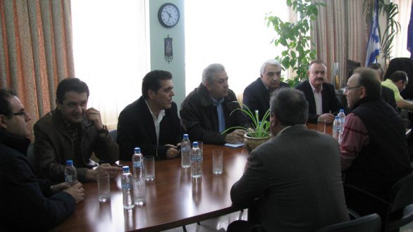 Συνάντηση Νομάρχη Έβρου με Κλιμάκιο της Νέας Δημοκρατίας για την τραγική κατάσταση στην οποία βρίσκεται ο νομός Έβρου τις τελευταίες ημέρες