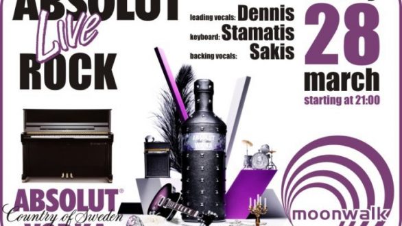Absolut live Rock with Dennis , Stamatis and Sakis .