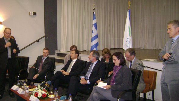 Μήνυμα “Ευρωπαϊκής Αλληλεγγύης” στην αντιμετώπιση της λαθρομετανάστευσης απηύθυναν Παπουτσής, Besson και Malmstrom από το βόρειο Έβρο