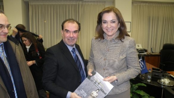 Επίσκεψη Ντόρας Μπακογιάννη στον Περιφερειάρχη Ανατολικής Μακεδονίας και Θράκης