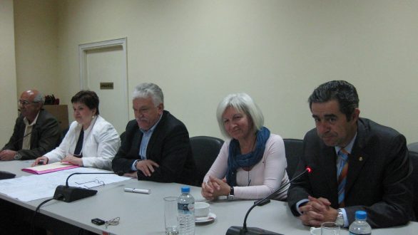 Επίσκεψη της Αντιπεριφερειάρχη Έβρου Γ.Νικολάου στα Δίκαια για την υπογραφή της σύμβασης του ζεολίθου