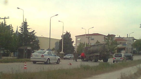 Επικίνδυνο “Λάστιχο” έπαθε στρατιωτικό όχημα σε κομβικό σημείο της Ορεστιάδας