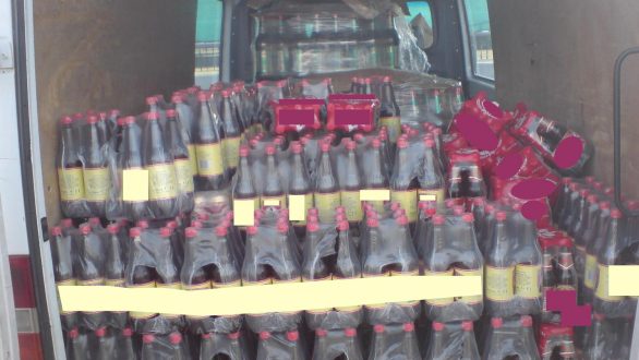 1016 μπουκάλια με βουλγαρικά οινοπνευματώδη προσπάθησαν να περάσουν από τα σύνορα