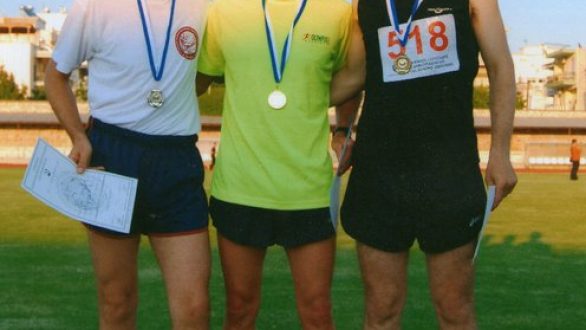 Χρυσός ο Τόλης Γκάτζιος σε αγώνα 5000μ βετεράνων στην Θεσσαλονίκη