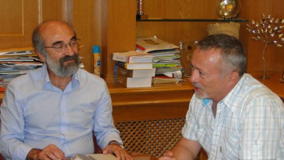 Επίσκεψη του Υπουργού Αθλητισμού και Τουρισμού της Περιφέρειας της Αγ. Πετρούπολης στο Δήμαρχο Αλεξανδρούπολης