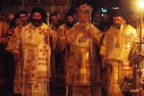 Ο Σεβασμιώτατος Μητροπολίτης Δαμασκηνός στην Μονή Ιβήρων για τον εορτασμό της κοιμήσεως της Θεοτόκου