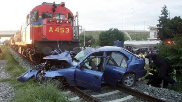 Σύγκρουση Ι.Χ.Ε αυτοκινήτου με αμαξοστοιχία του ΟΣΕ με τραγικό απολογισμό τον θάνατο του 68χρονου οδηγού του