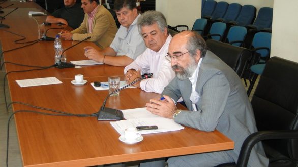 Σύσκεψη αυτοδιοικητικών του Έβρου με το Γενικό Γραμματέα Δημοσίων Έργων του Υπουργείου Ανάπτυξης Στράτο Σιμόπουλο