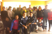 H ομάδα βόλλεϋ του Εθνικού στο ειδικό σχολείο Αλεξανδρούπολης