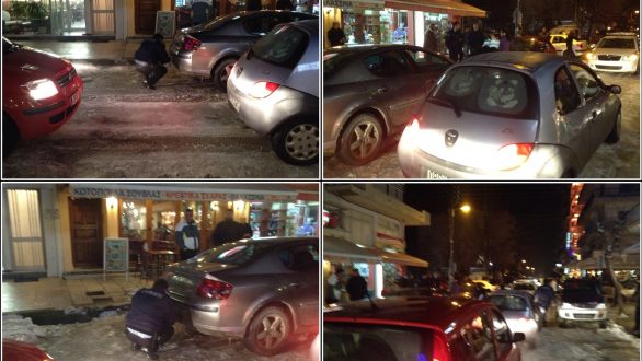 Ορεστιάδα: Αφαίρεσαν και πάλι πινακίδες παράνομα σταθμευμένων αυτοκινήτων στην Πανταζίδου
