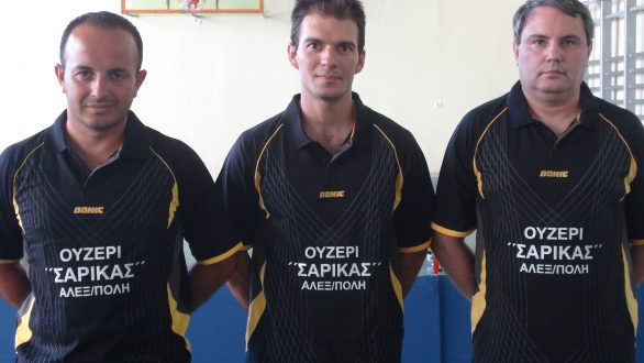 Στο πρωτάθλημα πινγκ-πονγκ Β’ Εθνικής ανδρών ομίλου Θράκης προπορεύεται ο ΜΓΣ Εθνικός Αλεξανδρούπολης