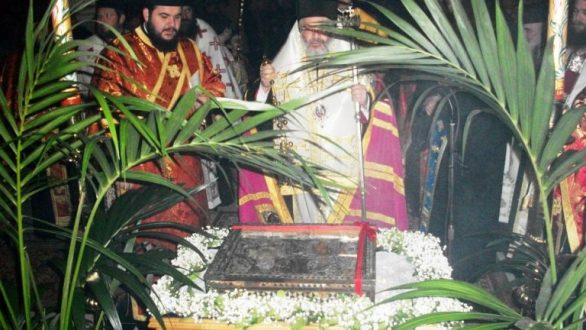 Τα ιερά λείψανα του νεομάρτυρα Αγίου Μιχαήλ Μαυρουδή του Αδριανοπολίτου στην Ορεστιάδα