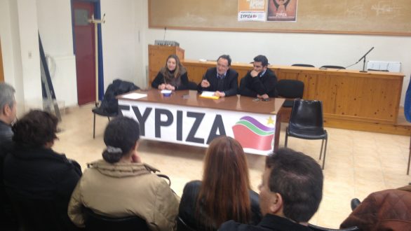 Ο Κοινοβουλετικός Εκπρόσωπος του ΣΥΡΙΖΑ ΕΚΜ κ.Λαφαζάνης στην Ορεστιάδα.VIDEO