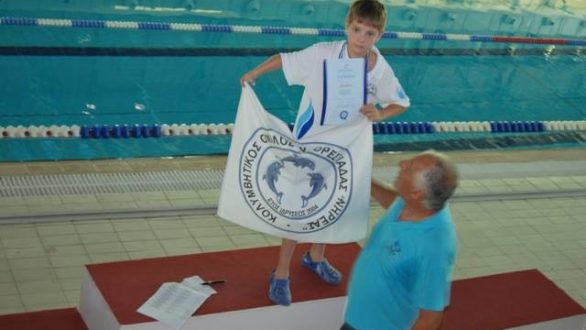 Δύναμη ψυχής από τον 9χρονο κολυμβητή του ΝΗΡΕΑ  Πανταζίδη Τηλέμαχο