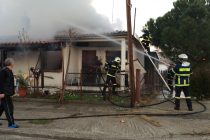 Στις φλόγες παραδόθηκε οικία στην Ορεστιάδα