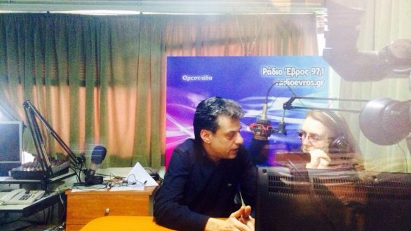 Ο Βασίλης Μαυρίδης στο Ράδιο Έβρος