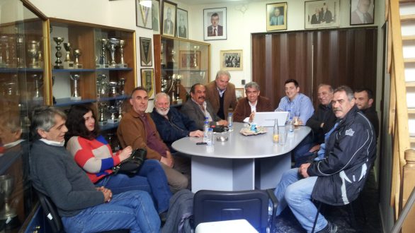 Ο Εθνικός υποδέχθηκε την Λαϊκή Συσπείρωση και ανέλυσε το όραμα του για τον αθλητισμό της Αλεξ/πολης