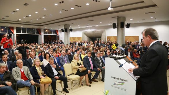 Η κεντρική συγκέντρωσή της Περιφερειακής Αναγέννησης και η ομιλία του Υποψήφιου Περιφερειάρχη Ανατολικής Μακεδονίαςκαι Θράκης Γιώργου Παυλίδη