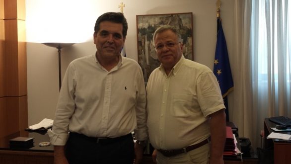 Συνάντηση του κ. Αλέξανδρου Δερμεντζόπουλου με αντιπροσωπεία του Οργανισμού «Το Χαμόγελο του Παιδιού»