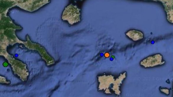 Ασθενής σεισμική δόνηση νοτιοδυτικά της Σαμοθράκης