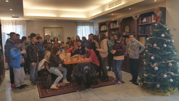 Μαθητές από το 2ο Γυμνάσιο Διδυμοτείχου στον ΥΦΥΠΑΙΘ Αλέξανδρο Δερμεντζόπουλο