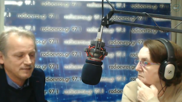 Ο Υποψήφιος  Βουλευτής του ΠΑΣΟΚ Νίκος Τσολακίδης στο 97,1 Ράδιο Έβρος