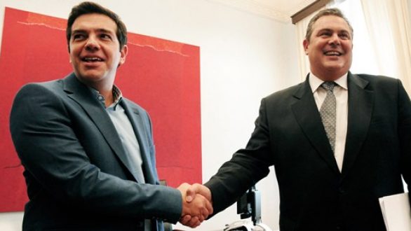 Κυβέρνηση ΣΥΡΙΖΑ-ΑΝΕΛ. Στον Πρόεδρο της Δημοκρατίας ο Αλέξης Τσίπρας