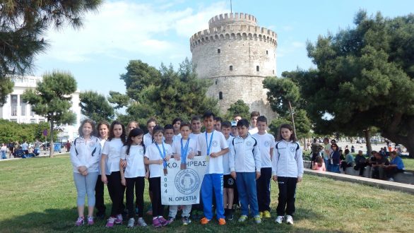 Τέσσερα μετάλλια  κατάφεραν να φέρουν από την Θεσσαλονίκη τα δελφινάκια του ΝΗΡΕΑ .