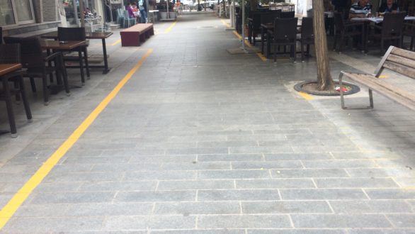 Ξεκίνησαν οι διαγραμμίσεις στους πεζόδρομους της Ορεστιάδας