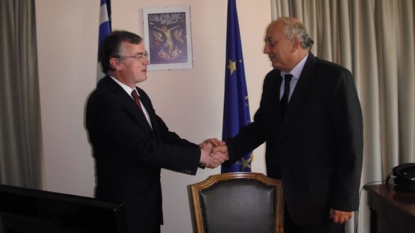 Συνάντηση Γεροντόπουλου με Υφυπουργό Εξωτερικών κ.Αμανατίδη