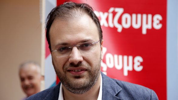 O προέδρος της Δημοκρατικής Αριστεράς Θανάσης Θεοχαρόπουλος στον Έβρο