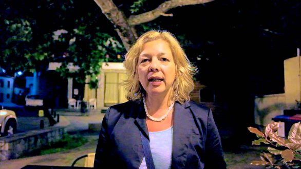 Η Βουλευτής  του Ποταμιού Χριστίνα Ταχιάου στον Έβρο