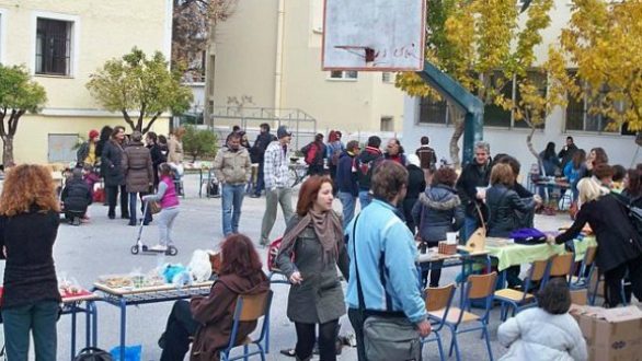 «Ανταλλακτικό Παζάρι» στην πλατεία Εργατικών Κατοικιών Πύργου