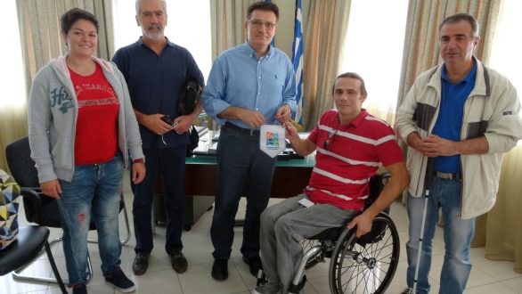 Συνάντηση του Αντιπεριφερειάρχη με τον Γενικό Γραμματέα της Εθνικής Αθλητικής Ομοσπονδίας Ατόμων με Αναπηρία