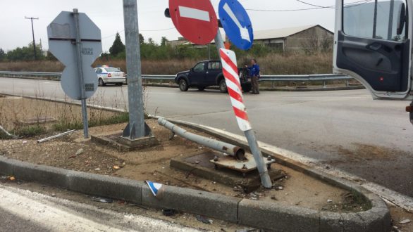 Τροχαίο ατύχημα στον Βόρειο Κόμβο της Ορεστιάδας