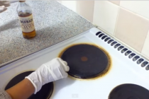 Πως να καθαρισέτε τα εμαγιέ μάτια κουζίνας