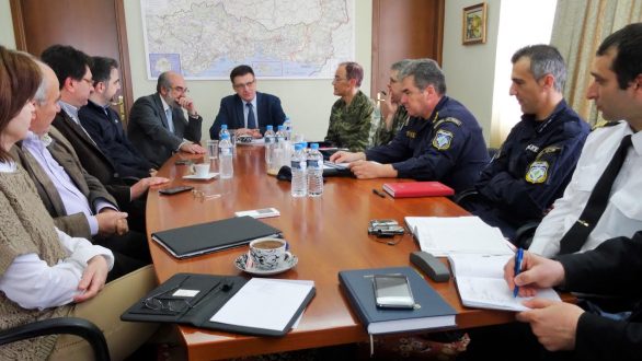 Σύσκεψη πραγματοποιήσε η Περιφέρεια για το προσφυγικό