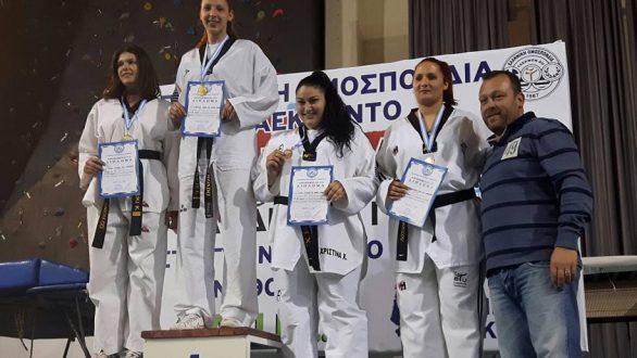 Για 8η φορά Χρυσή η Σαλινούδη στο Πανελλήνιο Πρωτάθλημα TAE KWON DO