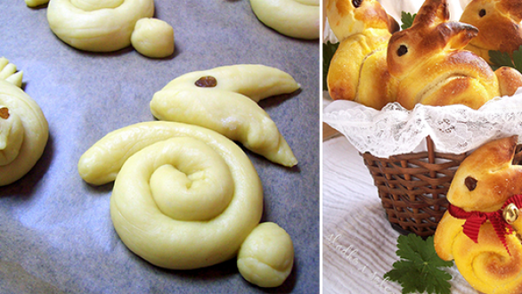 Πώς να φτιάξετε πασχαλινά κουλουράκια λαγουδάκια