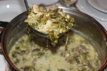 Μαγειρίτσα με αρνίσια συκωταριά