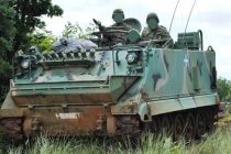 Τεθωρακισμένο Μ113 ανετράπηκε στις Φέρες