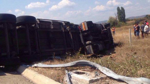 Τροχαίο ατύχημα κοντά στον Κόμβο Αρδανίου