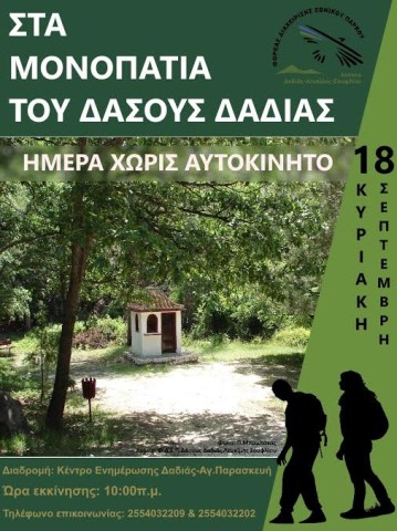 Πεζοπορία στο Δάσος Δαδιάς