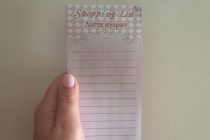 Μια λίστα για τα απαραίτητα ψώνια στο super market