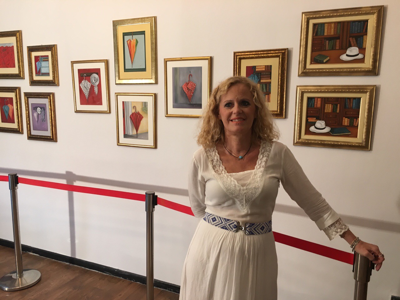 Η ζωγράφος Δέσποινα Κιουγλού